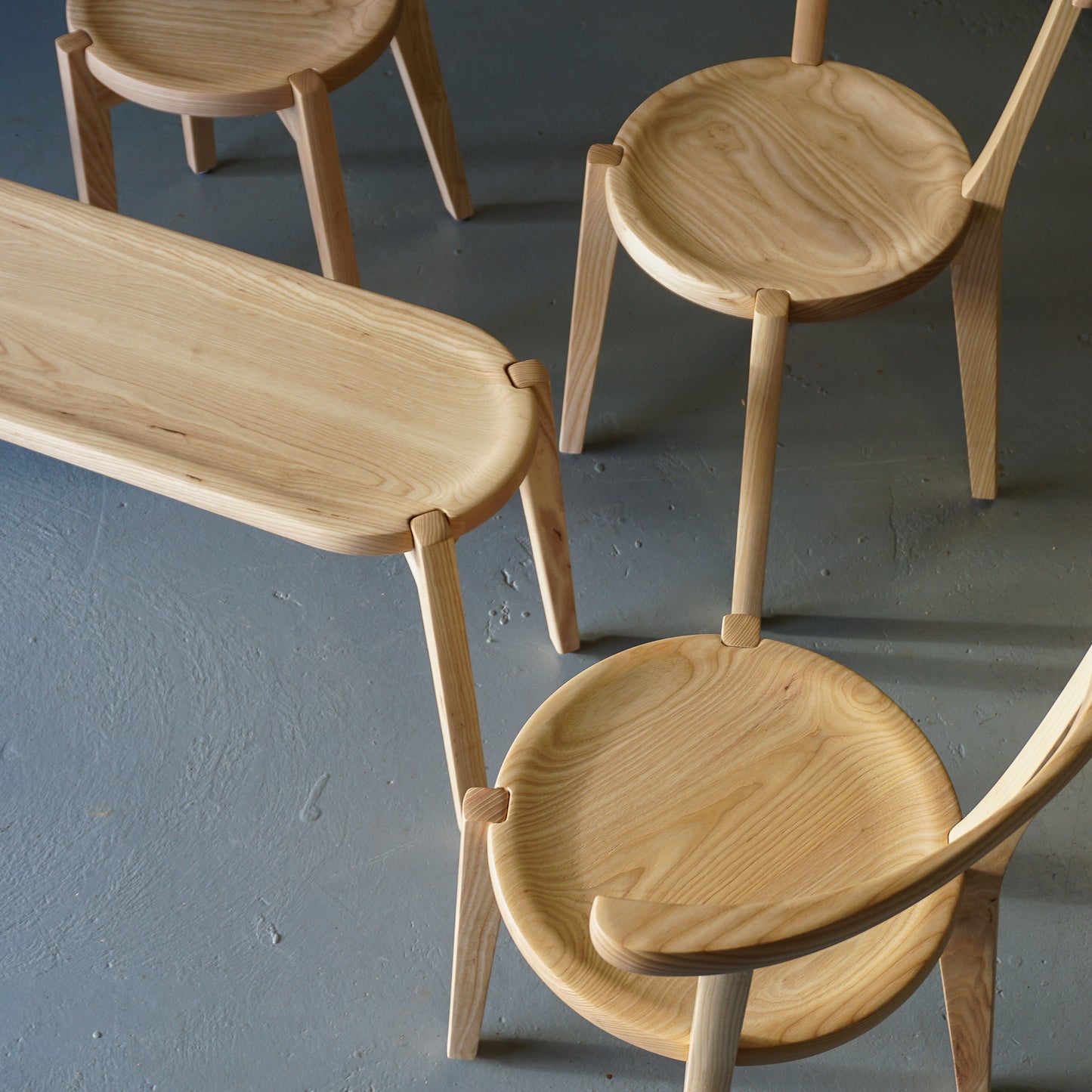 Éabha Bench - Ash Hardwood